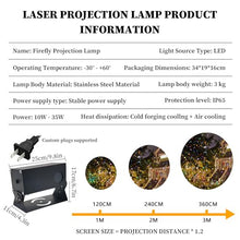 Outdoor Lights Projector, Star Lights Show with Adjustable Movement Speed and Timing Cycle, Stainless Steel Material Lamp Body Material, for Home, Party, Wedding 35W-Magenta