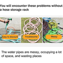Garden Hose Reel Cart with Hose,Portable Hose Storage Cart with Rollers, Household Cleaning Wall and Floor Water Pipe Rack (+DN15 70m pipe)