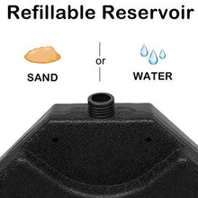 EAGLCQA Coffee Table LQ 20" Square 4 Pieces Plastic Water Injection Base