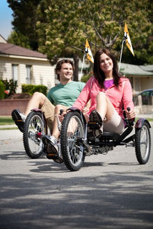 MOBO Cruiser Shift 3-Wheel Recumbent Bicycle Trike Black