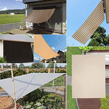 XBTGS Waterproof 4x6M Rectangular Shade Sail Canopy for Outdoor Patio Balcony Garden Water Resistant Beige,Navy Blue-3x3M,Navy Blue-3x3M