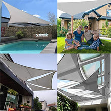 GJZDPMY 5.5x5.5m Rectangular Shade Sail - Durable Polyester Sun Protection Canopy with Fixing Kit for Garden Patio Pergola Backyard - Dark Gray Outdoor Umbrella Cover