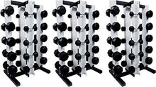 Ader Sporting Goods Rubber Dumbbell Set Black