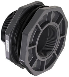 HAYWARD POOL PRODUCTS BFA1040TFS BFA Series PVC Bulkhead Fitting for Pools, 4-Inch