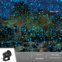mmaiqi Business Dynamic Star Projector - IP65 Waterproof Ambient Light for Outdoor Parks, Restaurants & Lawns(Blue,25W)
