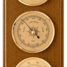 Weather Station with Thermometer, Barometer & Hygrometer 395 x 155 mm - 9178-US °C+°F (Ash-Colored)