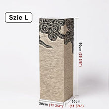ARCVOX Decorative Columns Pedestal 19.6/27.5/35.4/43.3in, Antique Stone Finish Xiangyun Pattern, Statues for Home Decor, Statue Outdoor Sculpture for Garden (Size : Size L)