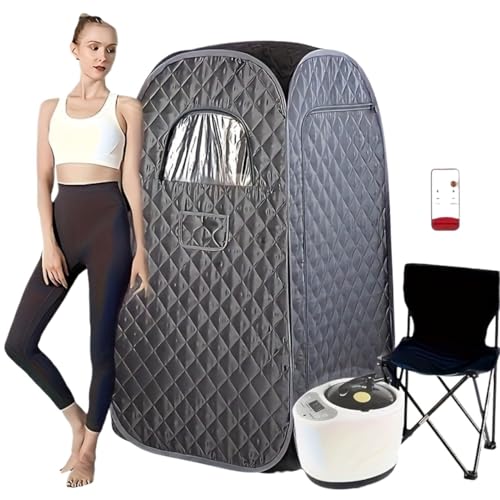 POGHDBXA Sauna Accessories, Home Full Body Steam Sauna Room Minimalist Portable Tent Household Family Use Spa Sweat Simple Cabin