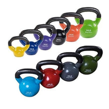 Body-Solid Vinyl Coated Kettlebell Set Multicolor