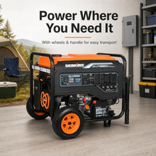 Genkins 11000‑Watt Dual‑Fuel Portable Generator, Gas & Propane, Electric‑Start 120V/240V for Home Emergency Power