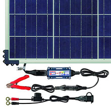 OptiMATE SOLAR + 80W Solar Panel, TM-523-8, Solar Pulse Charger, Tester & Maintainer for 12V batteries, with 80W solar panel
