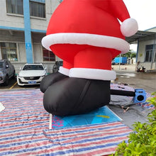 26FT Giant Inflatable Santa Claus Decoration with Built - in LED Lights for Christmas Outdoor Yard Lawn Garden