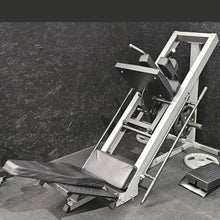 G FASHION STYLE Leg Press and Hack Squat Machine for Lower Body Weight Training, 1,000 lb Weight Capacity, Home and Commercial Gym, Grey - Black