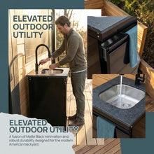 Chery Industrial Stainless Steel Outdoor Kitchen Sink Cabinet with Tap