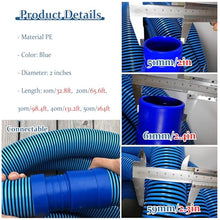JYHHCYS Swimming Pool Vacuum Hose - 1.5 in, 2 in Diameter Pool Cleaner Hose Replacement for Above & In Ground Swimming Pool - Flexible Vacuum Hose for Pool Cleaning(2 in - 40m)