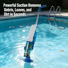 zcjysqav Cordless Pool Vac, Adjustable Flow, Clear Brush, Strong Suction - Inground/Above Ground