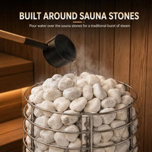 Sauna Heater, Freestanding Stone Tower, Stainless Steel, 3kW 15kW