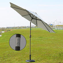 QZQHNYJ Parasol Garden Foldable Parasol Umbrella 2.4M/7.9Ft,For Terrace Beach Pool Market,Uv Protection,Large Round Outdoor Patio Umbrella With Push Button Ti