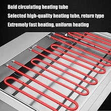 Dntum Portable Smokeless Barbecue Stove, Electric Stainless Steel Barbecue Grill, Multi-Function Electric Grills, Commercial Smoke-Free Electric Barbecue,A,C