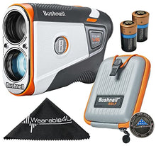Wearable4U Bushnell Tour V6 Shift Patriot Pack Laser Golf Rangefinder Bundle + Extra Battery