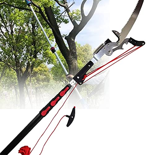 18FT Telescopic Tree Pruner - Professional Extendable Pole Saw, Garden Loppers & Cutters for Easy Branch & Leaf Trimming, Durable Trimmer Tools for Home Gardening