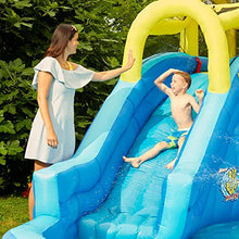 Banzai Splash Slide 2 Pack - Inflatable Slide with Basketball - Ages 5-12