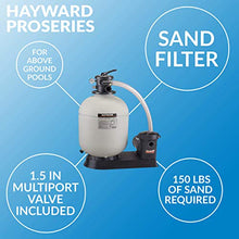Hayward W3S180T92S ProSeries 18 In., 1 HP Sand Filter System Tan