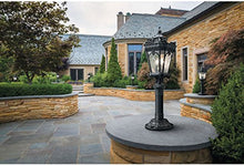 Kichler Tournai 37.5" 4-Light Outdoor Post Light Textured Black