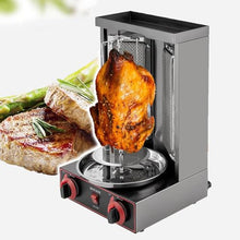 Eastnmythet Home Kebab Machine, Gas Rotisserie Grill, Vertical Rotisserie Oven Grill, Automatic Spinning Smokeless Grill