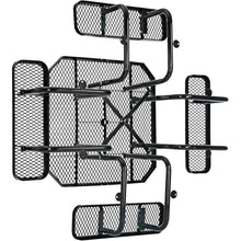 Global Industrial 46" Octagonal Picnic Table, Expanded Metal, Black