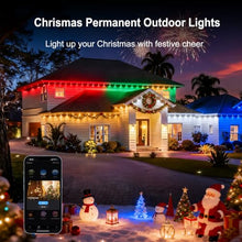 Permanent Outdoor Lights Pro 300ft String light with 180 RGBCW+IC LEDs IP68