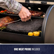 Pit Boss 700 Carbon Series Wood Pellet Grill & Smoker with LCD Digital Controller, 718-Sq. in. Cooking Space, 180°F to 500°F Temperature Range, Meat Probe, 13.5 lb. Pellet Hopper, Black