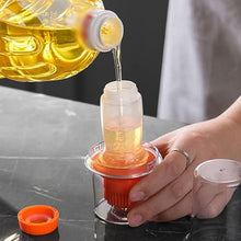 UOHLCX Portable Silicone Oil Bottle with Brush Grill Brushes Pastry Kitchen Baking BBQ Tool