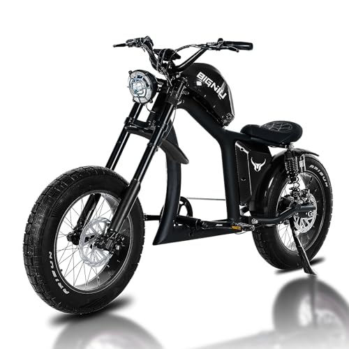 BIGNIU BG-X Electric Bike for Adults, 1500W Brushless Motor, 48V/31.5Ah, Front/Rear Turn Signal, Dual Suspension Ebikes (Dark Black)