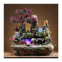 SDVantage Table Fountain Bonsai Rockery， Flowing Water Fountain Tabletop Small Ornaments， Crystal Ball ， Ceramic Landscape Ornaments Fountains，