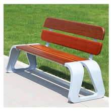 TBLOTYD Garden Bench Outdoor Outdoor Rest Park Bench Bench Seat Square Garden Solid Wood Plastic Wood Bench Patio Seating for Park，1.9m