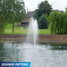 Outdoor Water Solutions 1/2HP Decorative Pond Floating Eco Fountain Black