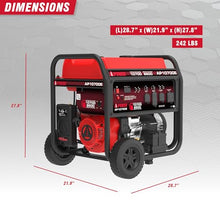 A-iPower 10700-Watt Electric Start Gas Portable Generator, CO Sensor
