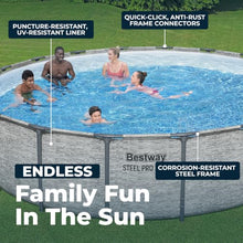Bestway Steel Pro MAX 18' x 48" Above Ground Swimming Pool Set with Pump