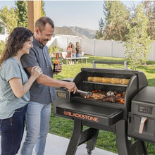 BLACKSTONE 2258 Pellet Grill/Air Fryer Combo Powder Coated Black