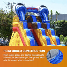 JumpOrange 15' Splash Commercial Grade Inflatable Water Slide with Pool Splash