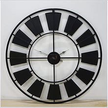 Wall Clock Art Simple Clock Antique Art Iron Wall Clock, Outdoor Garden Wall Clock Living Room Decor Wall Clock Decoration, Home Bar Decor Clock Single-Sided Wall Clock