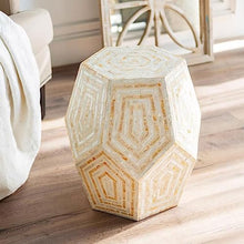 Coffee Table Small Accent Table Side Table, 18x21 Inch Coffee Table Corner Table, Garden Stool, Plant Stand, End Table Tea Table Nightstand for Living Room Bedroom Balcony Tea Table Side Table