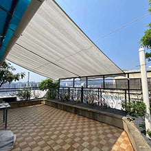 GJZDPMY Sun Shade Fabric with Grommets 90% UV Protection White Shade Cloth for Outdoor Canopy Tarps Available in 2x3m to 4x8m Sizes 10x20m (32.8x65.6ft)