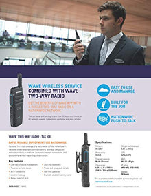 Motorola 2 TLK100 Wave 4G LTE/WiFi Two Way Radio Black