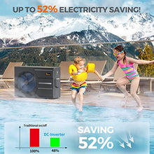 DR. INFRARED HEATER DR-900HP Full DC Inverter 90,000 BTU Heat Pump Ground Swimming Pools Black