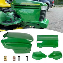 Front Bumper & Lower Upper Hood Kit AM132529 AM132595 Fits 325 335 345 GX255 GX325 Lawn Mower, Replacement for John Deere OEM