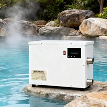 aromaoveite Pool Heater | 5.5kw/9kw/11kw/15kw Electric Pool Heater Thermostat, Temperature Range 25–50 °C, with Touch Screen, Suitable for Pools, Spas, Hot Tubs 15kw