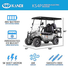 Kandi America Electric Cruiser Silver