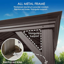 Kozyard Alexander 12' x 20' Hardtop Gazebo Gray